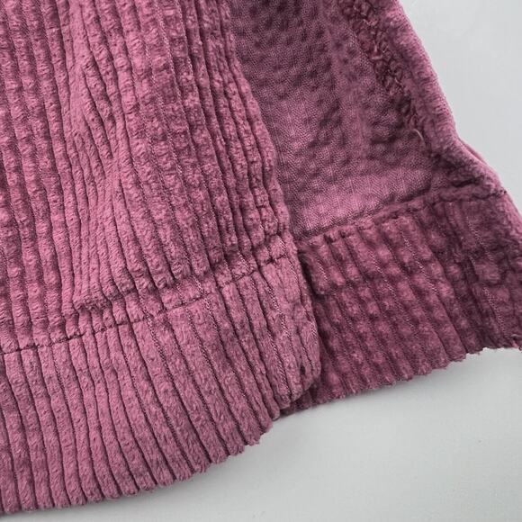 Zara Mauve Corduroy Culottes Pants - Picture 2 of 6